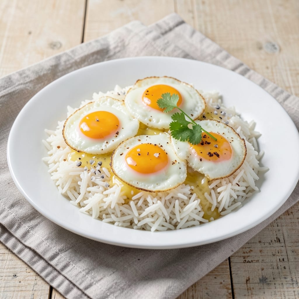 Basmati Rice and Egg Recipe: Fragrant Basmati Beds with Silky Scrambled Topping