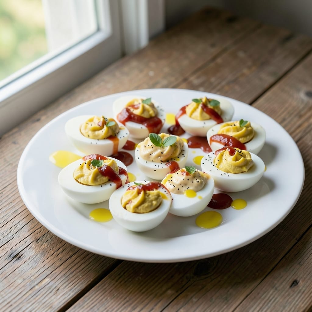 Deviled Eggs Recipe for 7 Eggs: Perfect Party Portions With Crunchy Toppings