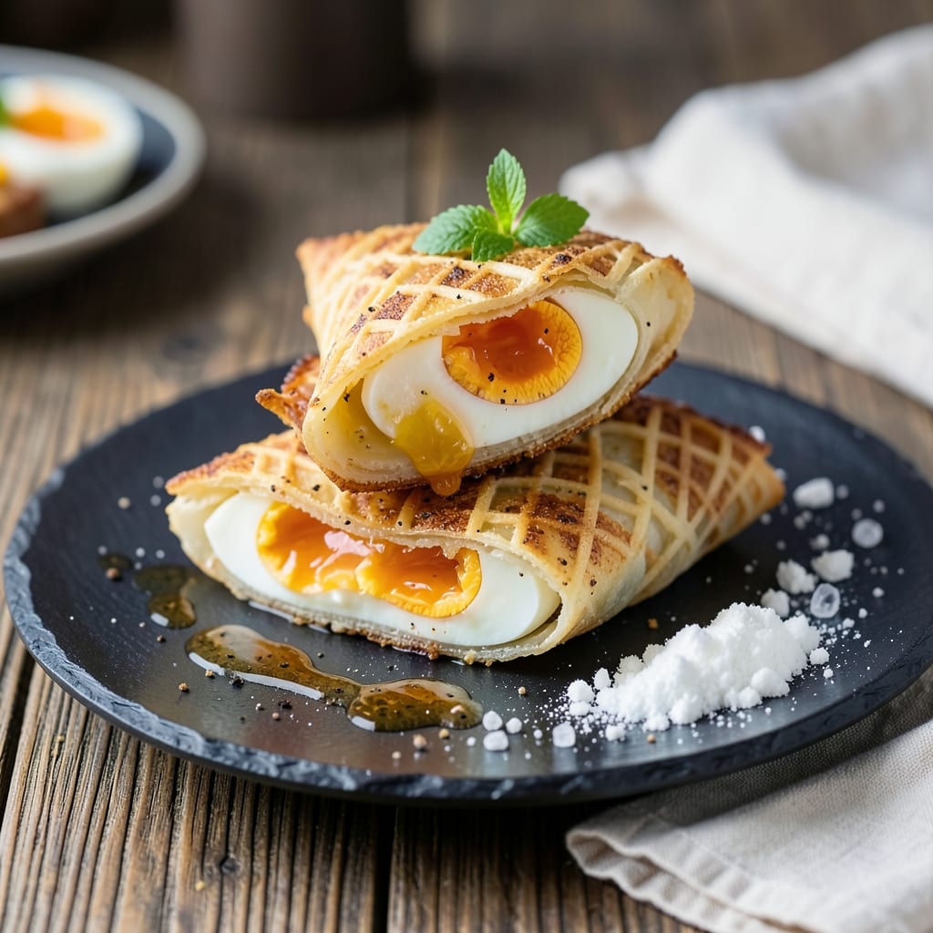 Boiled Egg Cutlet Recipe: Crispy Wonton Shells With Runny Yolk Rivers