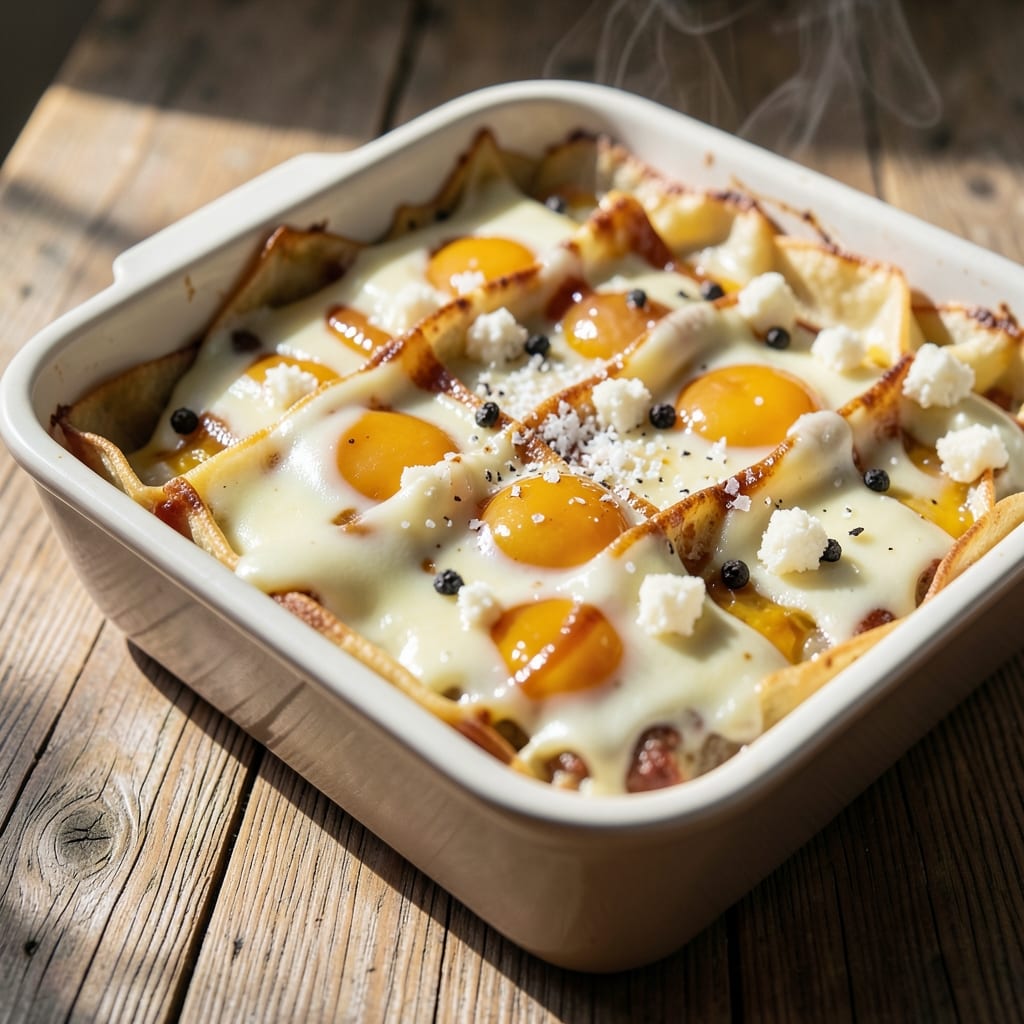 Brunch Egg Bake Recipe: Crispy Wonton Crust With Silky Scrambled Eggs