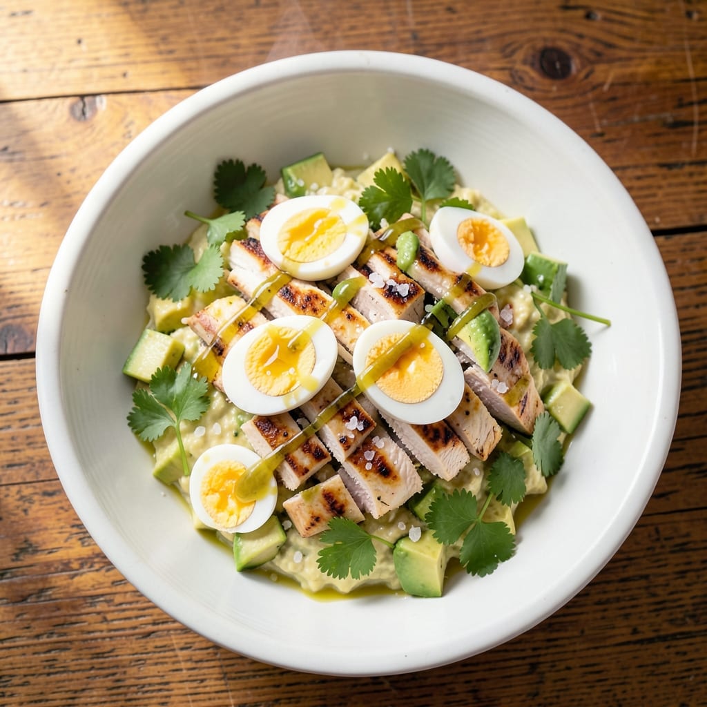 Chicken Avocado Egg Salad Recipe: Zesty Lime and Herb-Packed Freshness