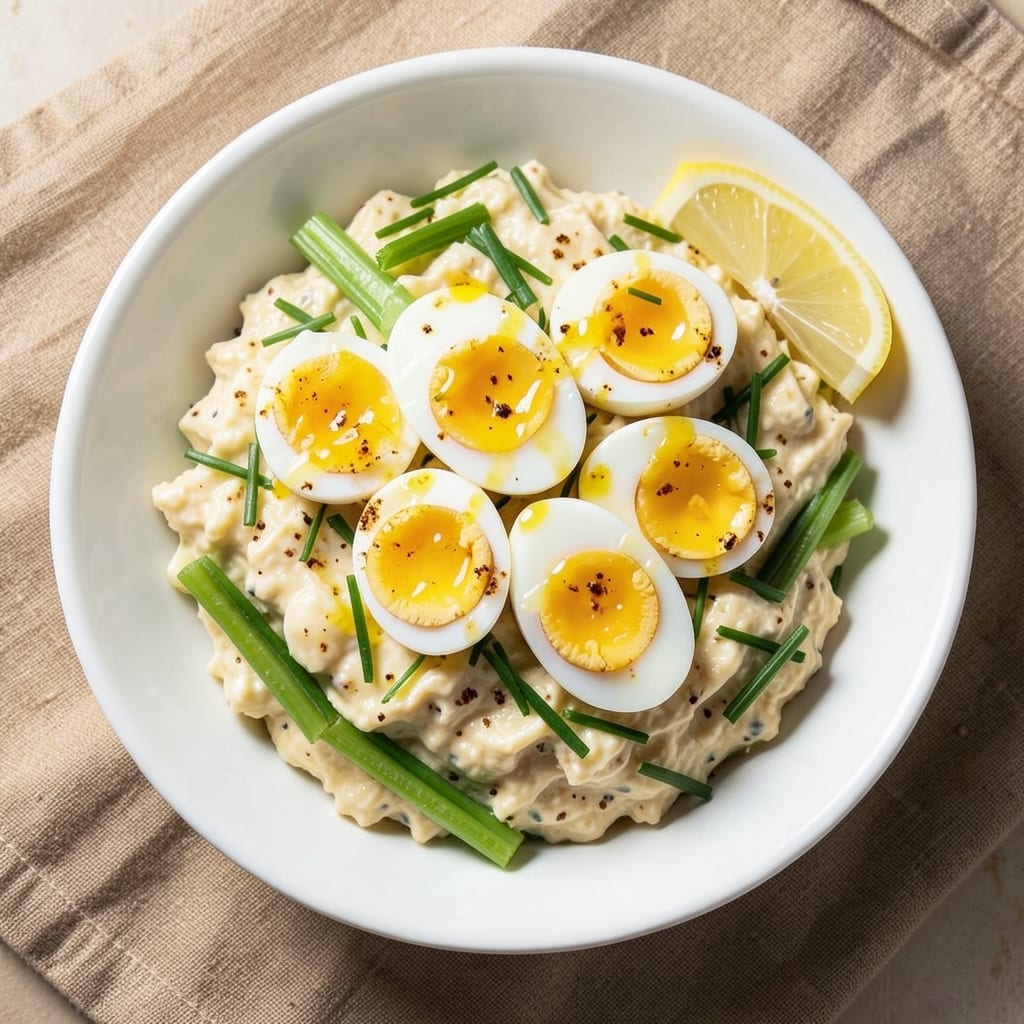 Deluxe Classic Egg Salad Recipe: Crunchy Celery and Zesty Herb Twist