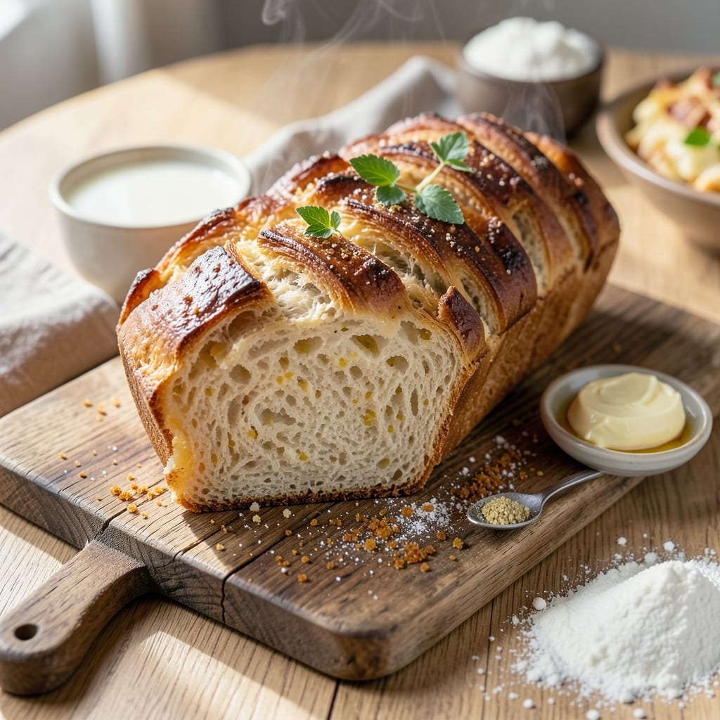 Best Homemade Egg Bread Recipe: Flaky Layers With Golden Eggy Crunch