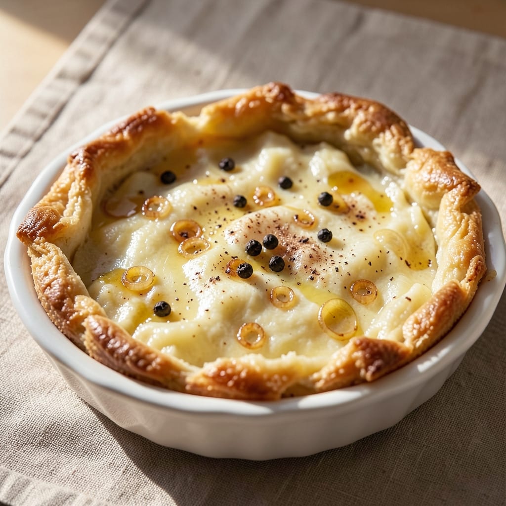 Egg And Potato Pie Recipe: Savory Crust With Silky Scrambled Centers