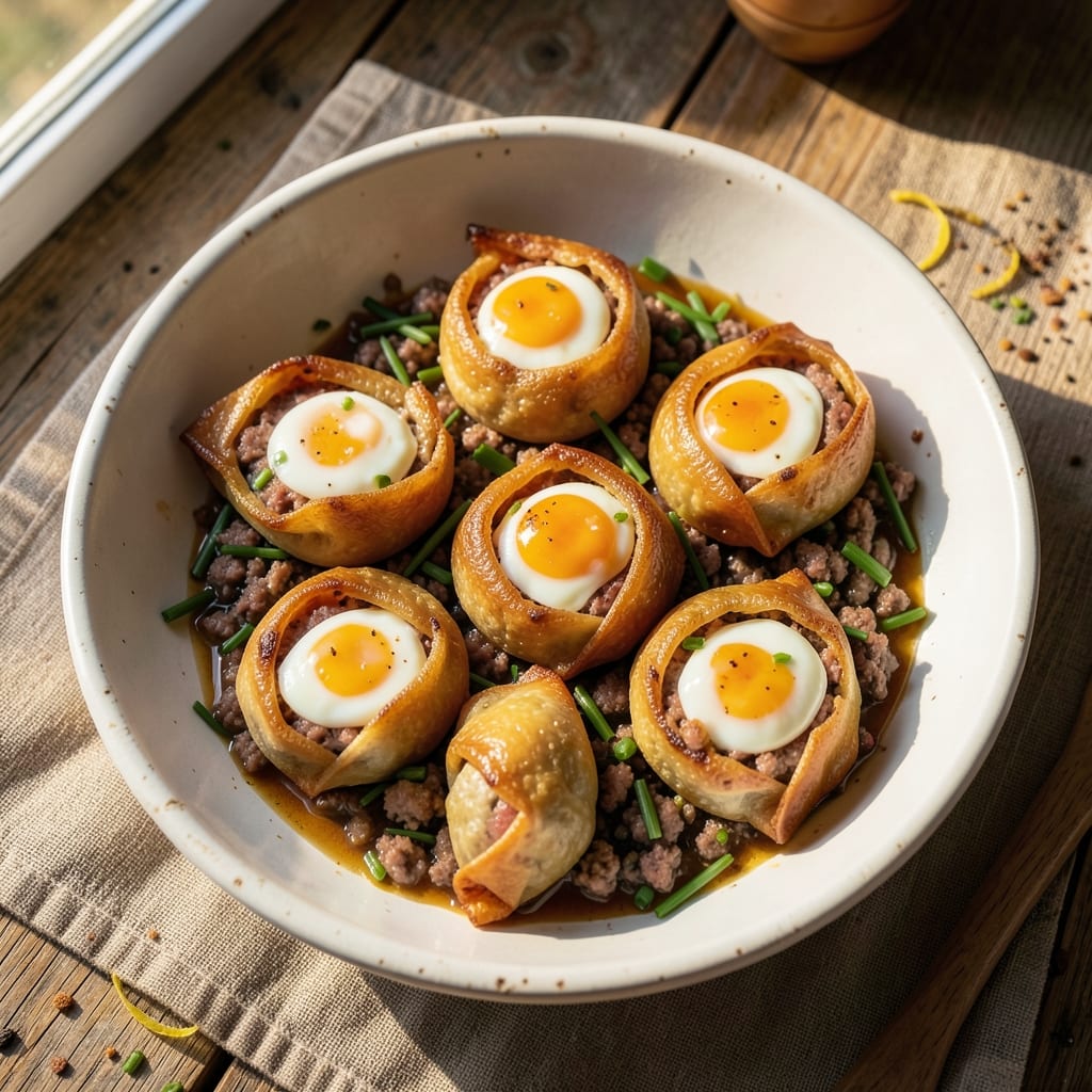 Creme Egg Scotch Eggs Recipe: Crispy Wonton Shells With Gooey Centers