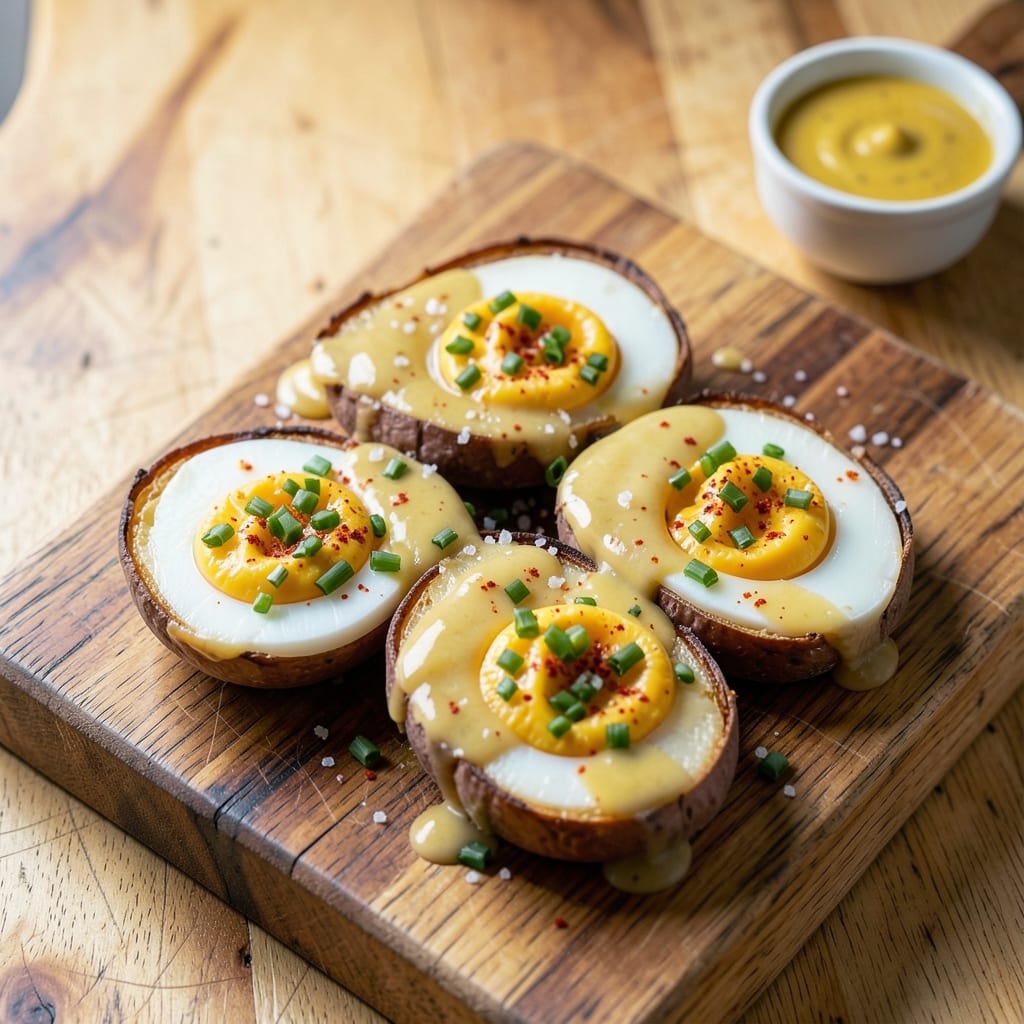 Deviled Egg Potato Recipe: Crispy Hash Browns and Silky Yolk Bites