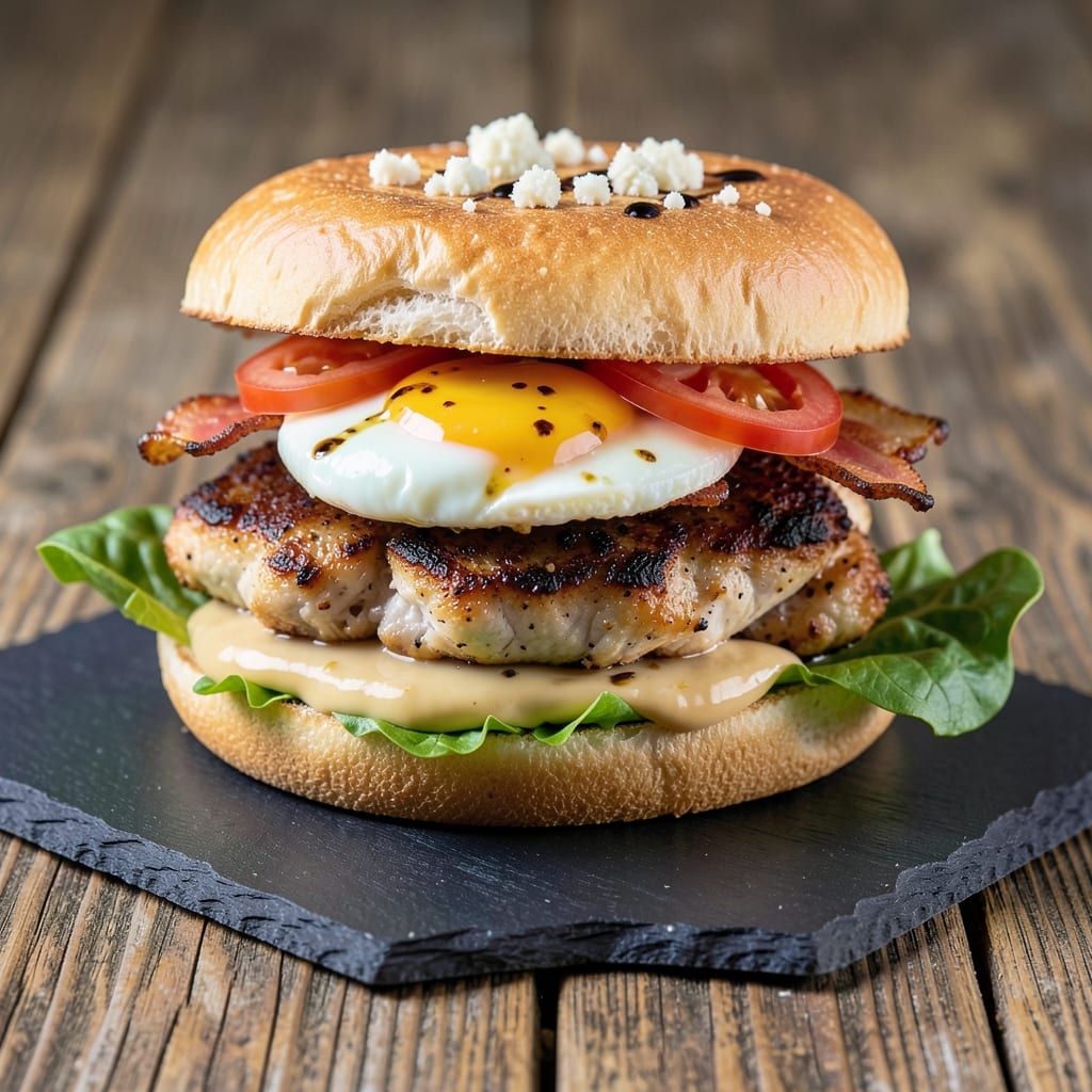 Chicken and Egg Club Sandwich Recipe: Stacked Comfort with Crispy Layers