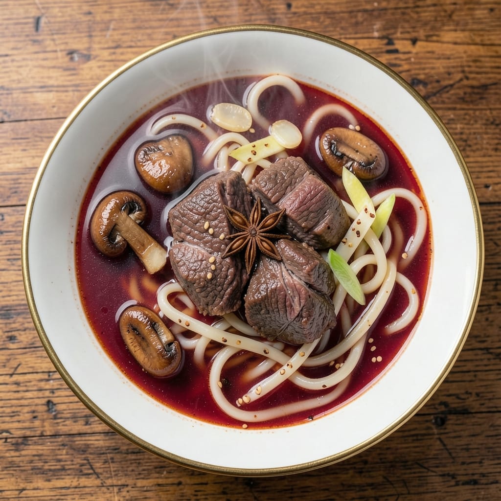 Beef Egg Noodle Soup Recipe: Umami-Rich Broth with Silky Egg Ribbons