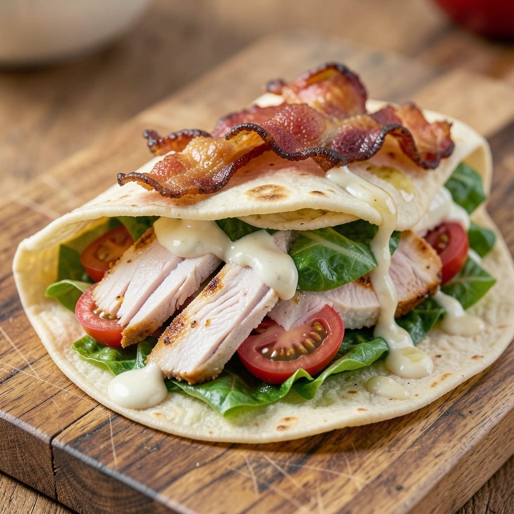 Chicken Club Egg White Wraps Recipe: Lightweight Protein-Packed Meal in 10 Minutes