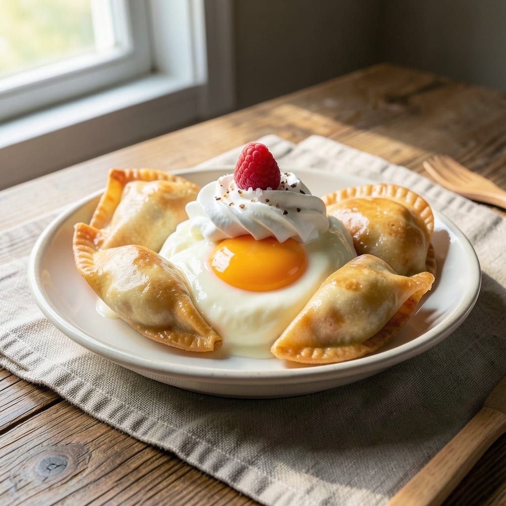 Creme Egg Inside Recipe: Crispy Wonton Cups with Hidden Yolk Surprise