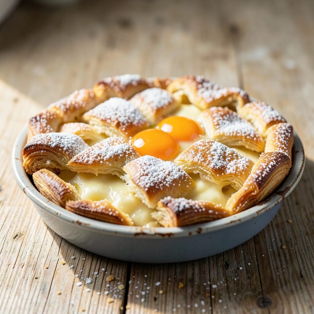 Crispy Egg Tarts Recipe: Flaky Pastry Cups With Runny Yolk Bliss