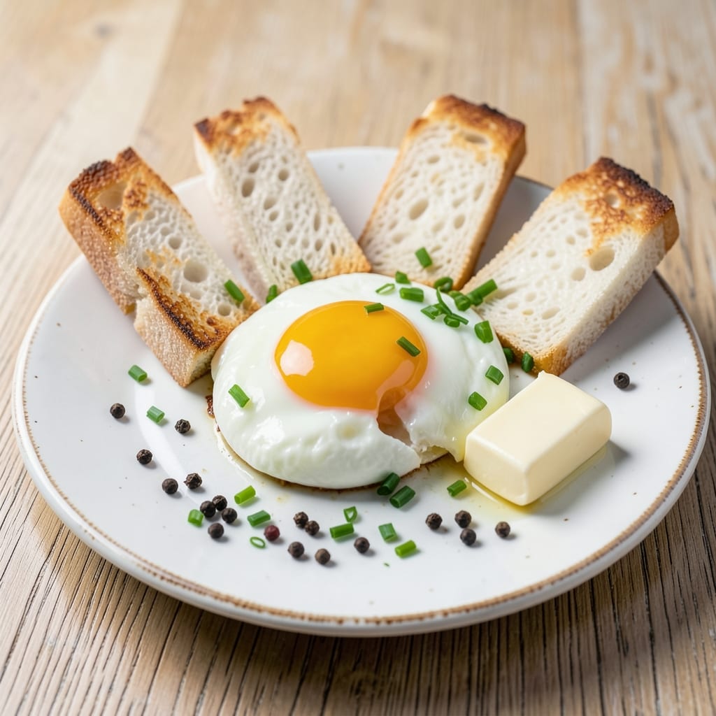 Dippy Eggs and Soldiers Recipe: Crispy Toast Cradles for Runny Yolk Magic
