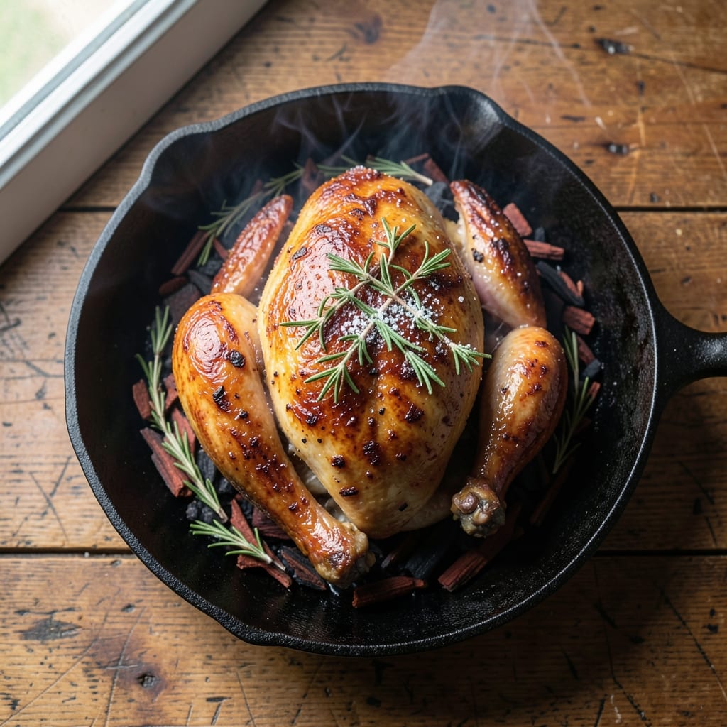 Big Green Egg Smoked Whole Chicken Recipe: Smoke-Ringed Crisp and Juicy Masterpiece