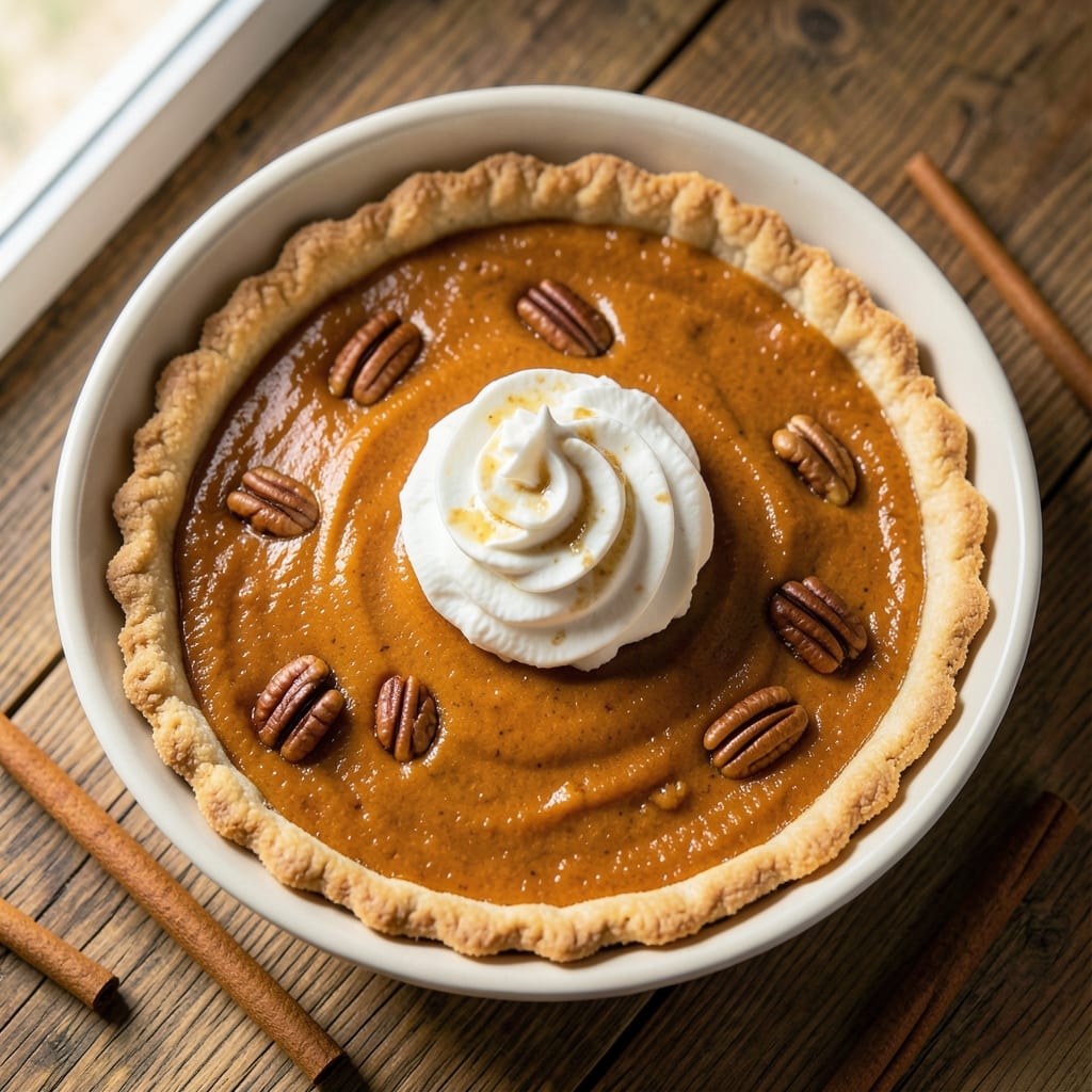 Dairy-Free Egg-Free Pumpkin Pie Recipe: Spiced Autumn Flavor Without the Crust