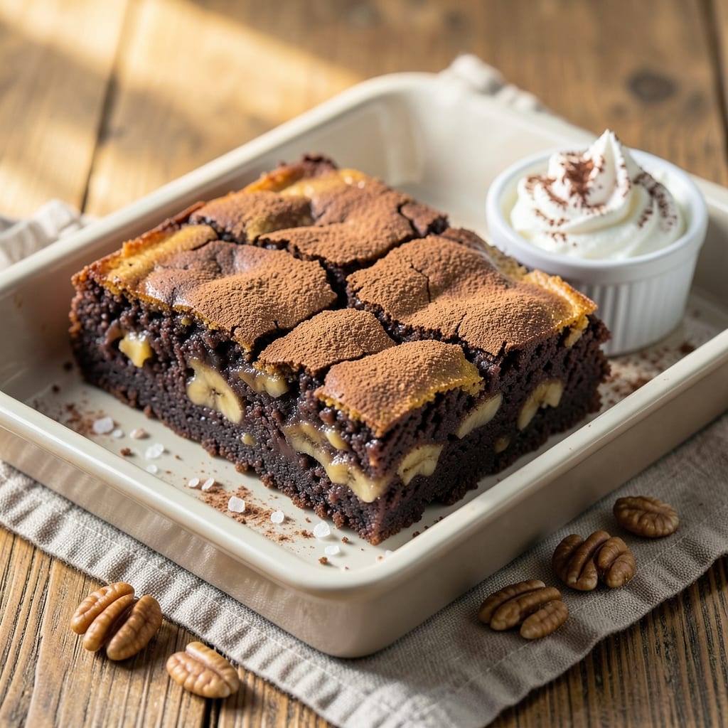 Banana Egg Cocoa Powder Brownie Recipe: Fudgy Depth with Hidden Moisture Boost
