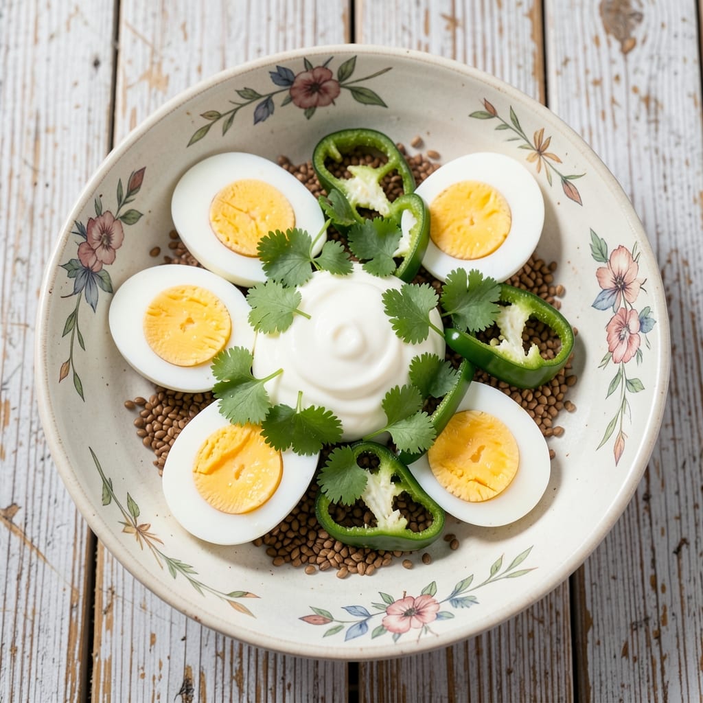 Boiled Egg Chutney Recipe: Spiced Yogurt Tang With Herby Freshness