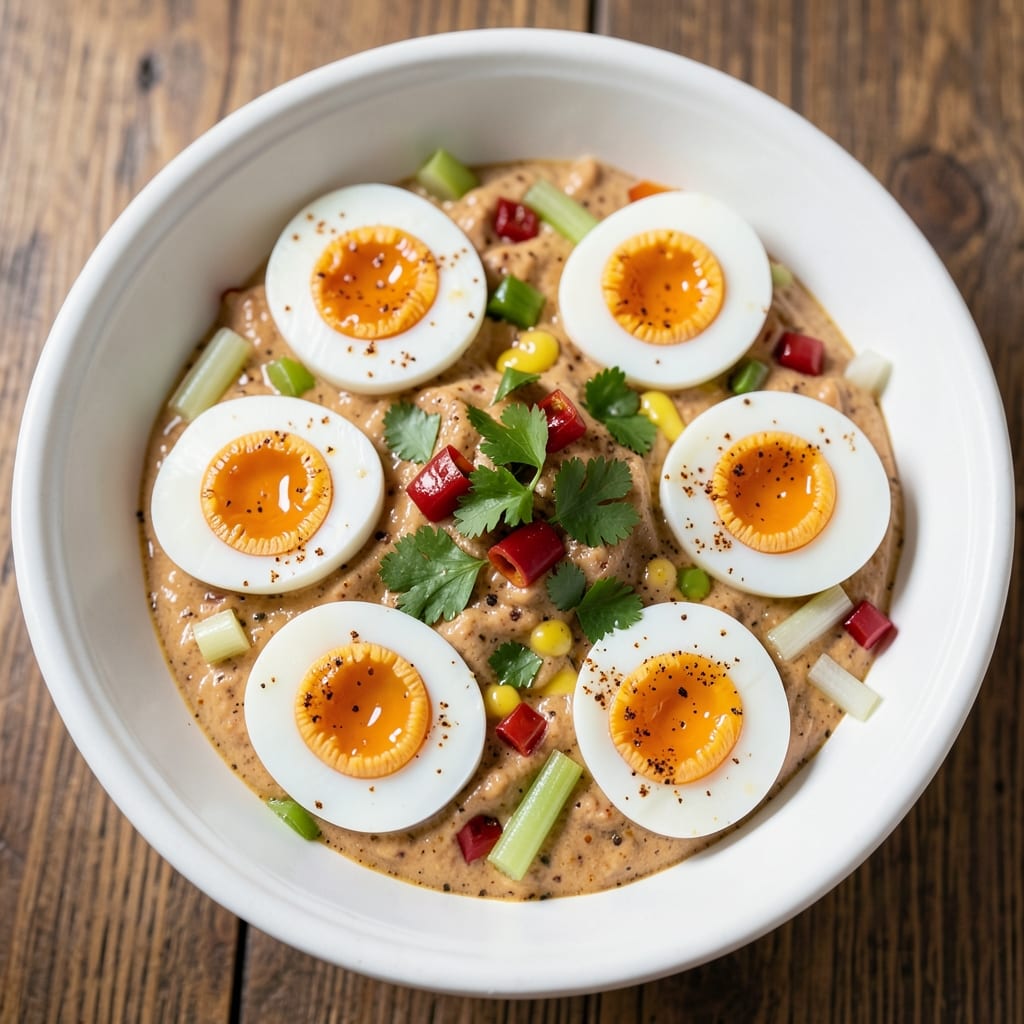 Cajun Egg Salad Recipe: Spicy Kick With Crispy Herb Topping