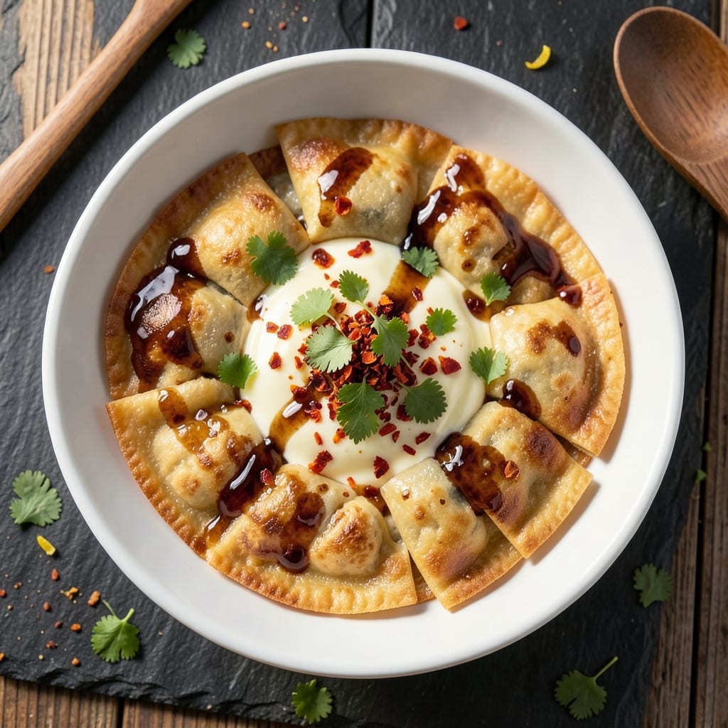 Chilli Egg Puffs Recipe: Spicy Wonton Cups With Runny Yolk Magic