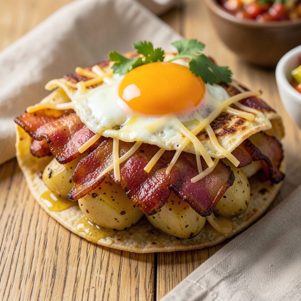 Bacon Egg and Potato Breakfast Burrito Recipe: Crispy Tortilla Wraps With Smoky Flavor Explosion