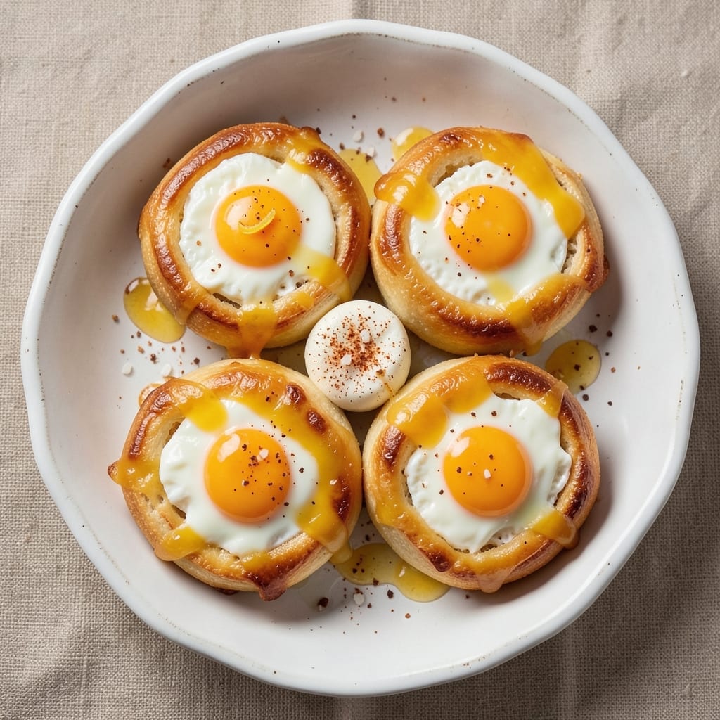 Cheesy Egg Bagel Air Fryer Recipe: Crispy Wonton Cups with Melty Cheese Rivers
