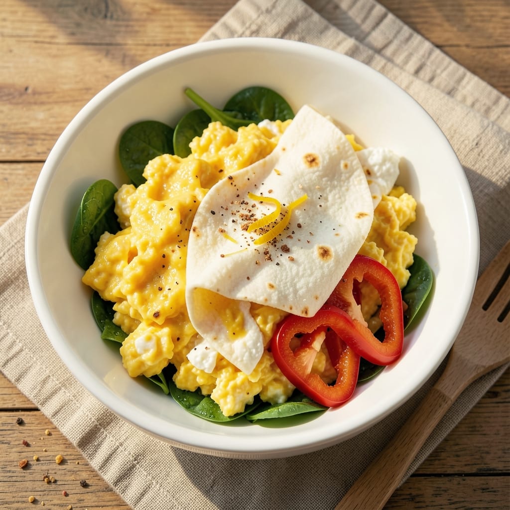 Dunkin Veggie Egg White Recipe: Crispy Tortilla Hugs Fluffy Centers