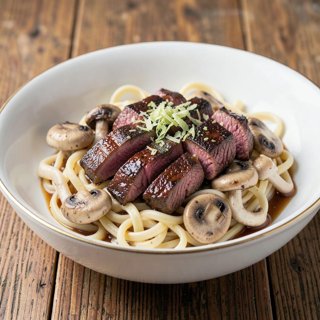 Beef Mushroom Egg Noodles Recipe: Savory Umami-Packed One-Pan Meal