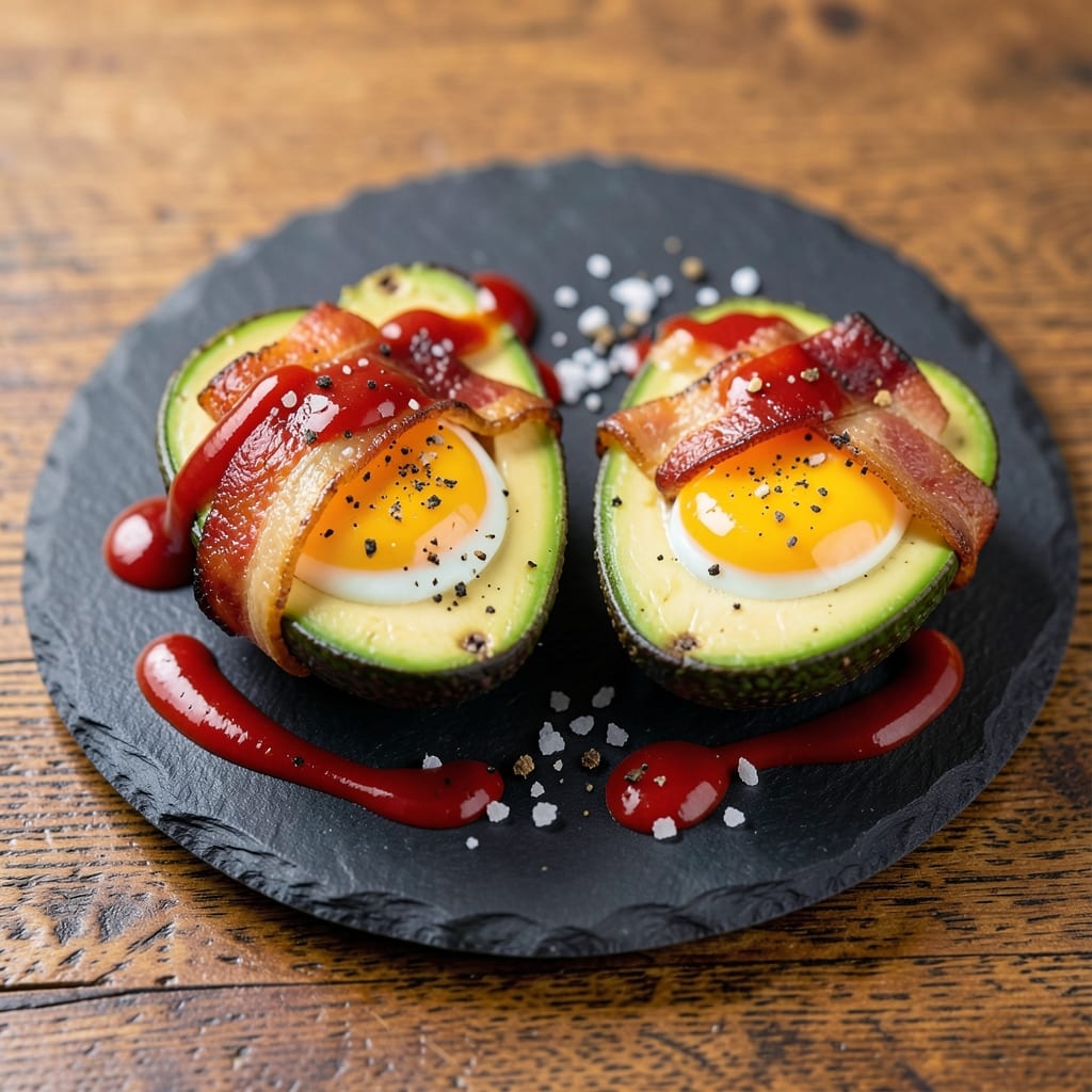 Bacon-Wrapped Avocado Eggs Recipe: Crispy Crunch Meets Creamy Yolk Magic