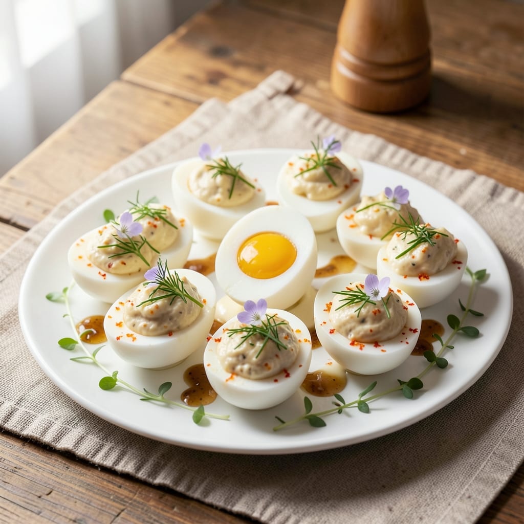 Bunny Deviled Eggs Recipe: Whimsical Herb-Packed Bites for Easter Fun