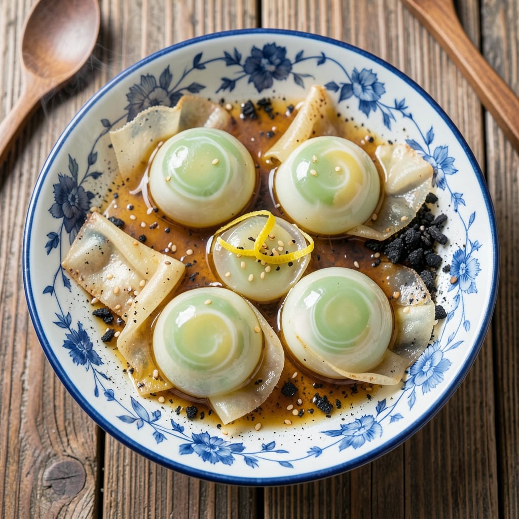 Chinese Water Egg Recipe: Crispy Wonton Cups with Silky Egg Ribbons