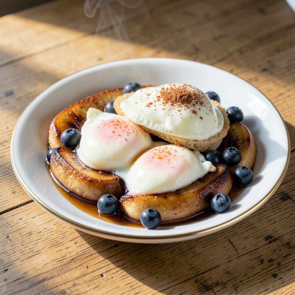 Banana, Egg, and Blueberry Recipe: Triple-Layered Breakfast Bliss