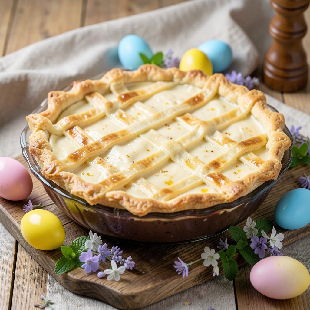 Easter Egg Pie Recipe: Festive Marble Swirls in One Dish