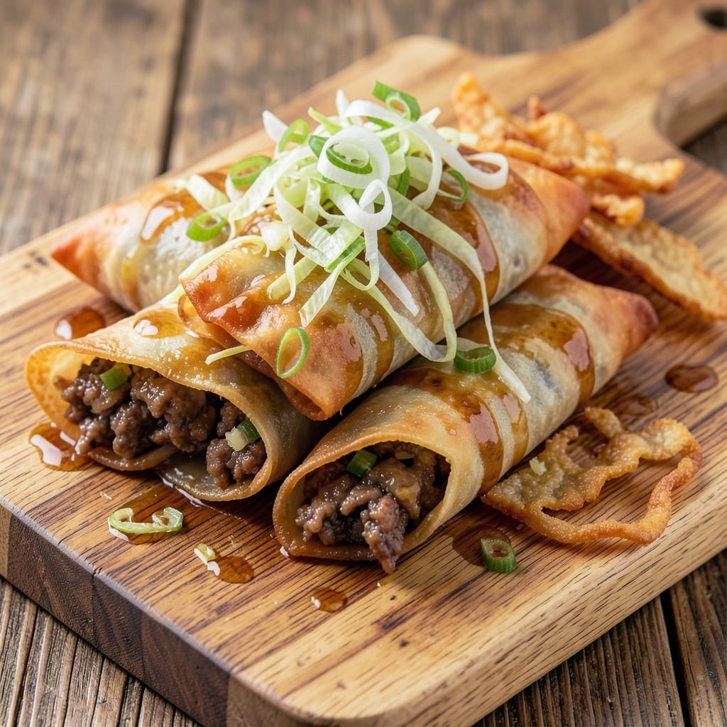 Chinese American Egg Roll Recipe: Wonton-Wrapped Breakfast Bites With Herby Yolk Magic