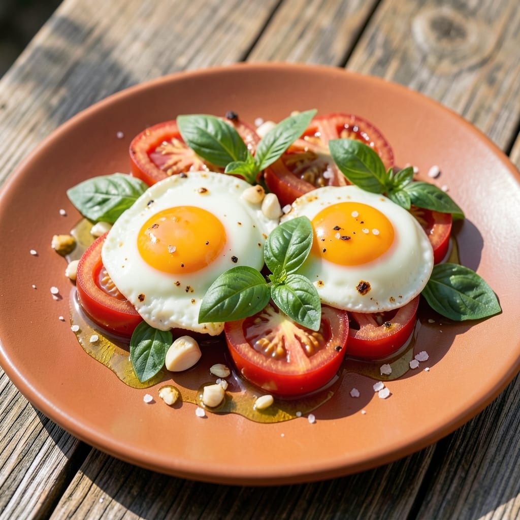 Baked Egg and Tomato Recipe: Sunny-Side Up Comfort in One Pan