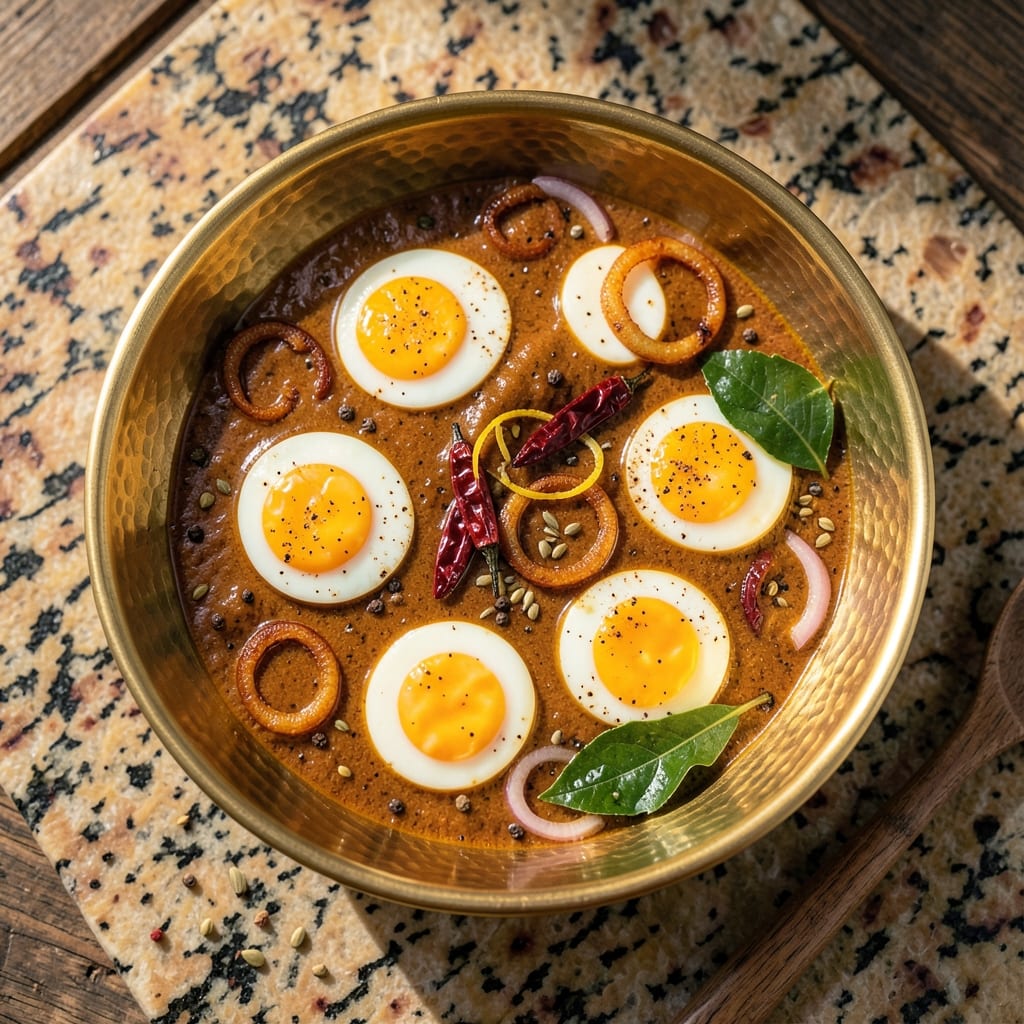 Chettinad Egg Curry Recipe in Tamil: Spicy South Indian Flavor With Tender Eggs