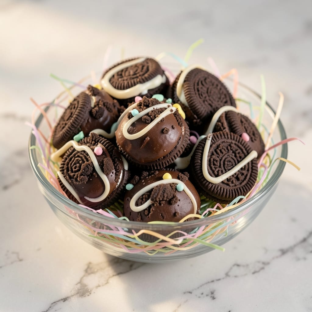 Easter Egg Oreo Truffles Recipe: Festive Bites With Hidden Chocolate Surprises