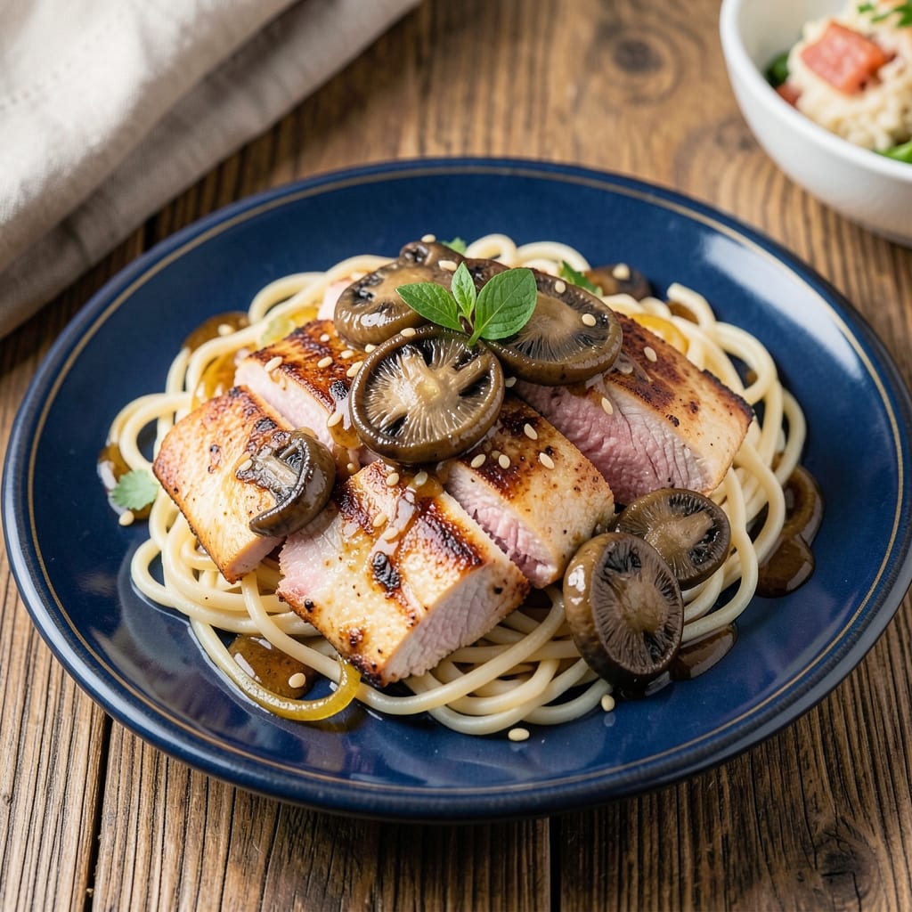Chicken Mushroom Egg Noodle Recipe: Umami-Packed One-Pan Harmony