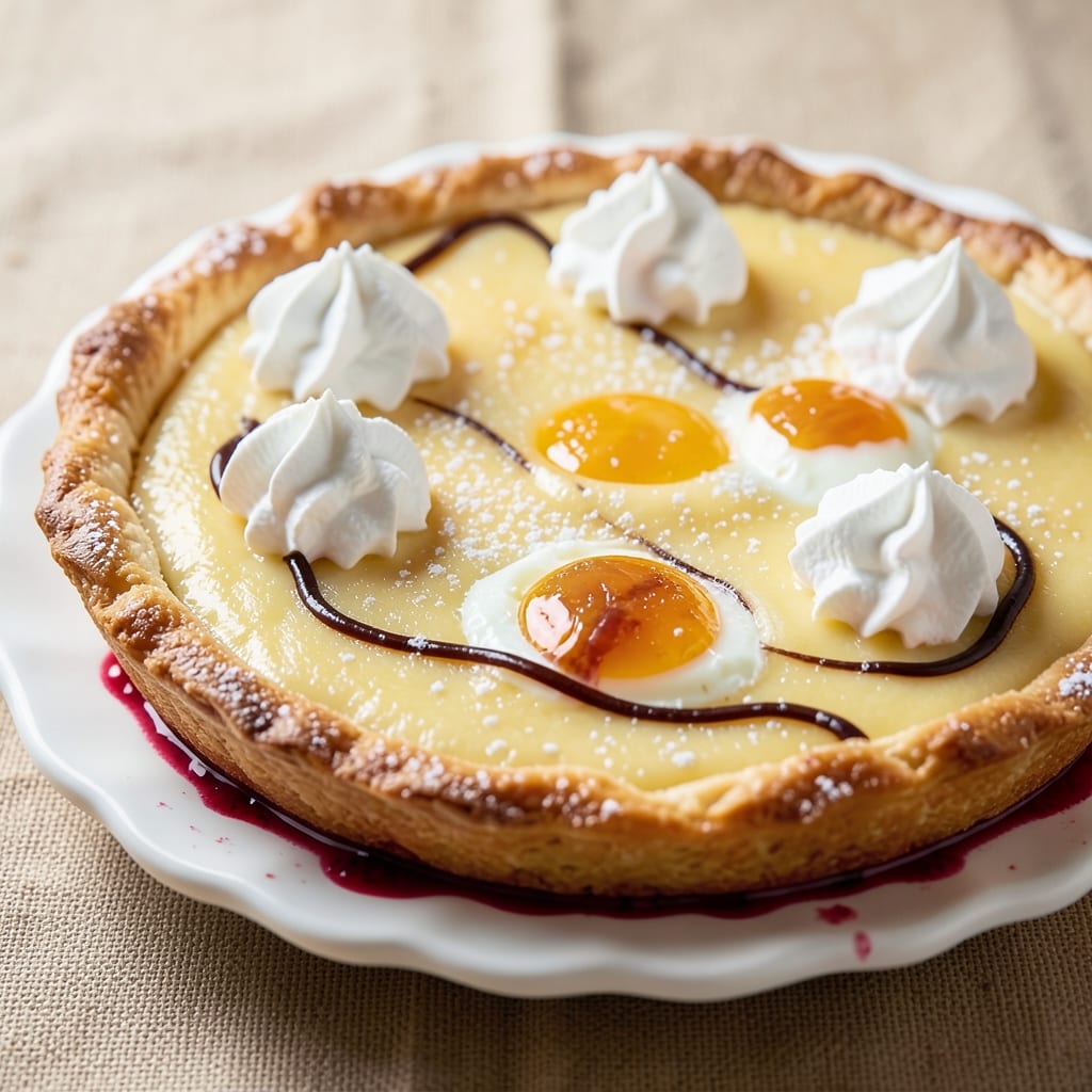 Creamy Egg Custard Pie Recipe: Silky Vanilla Infusion for Effortless Elegance