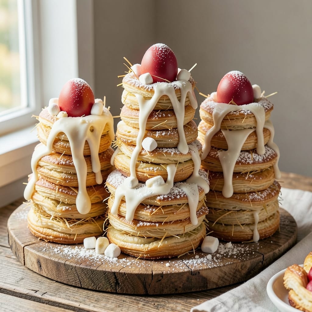 Easter Egg Haystacks Recipe: Golden Crust Hugs Silky Yolk Magic