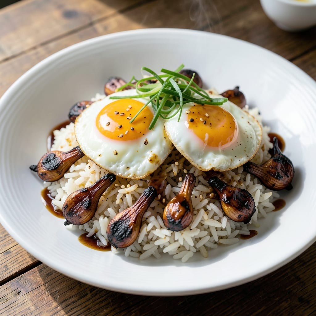 Burnt Garlic Egg Fried Rice Recipe: Smoky Char and Umami-Packed One-Pan Powerhouse
