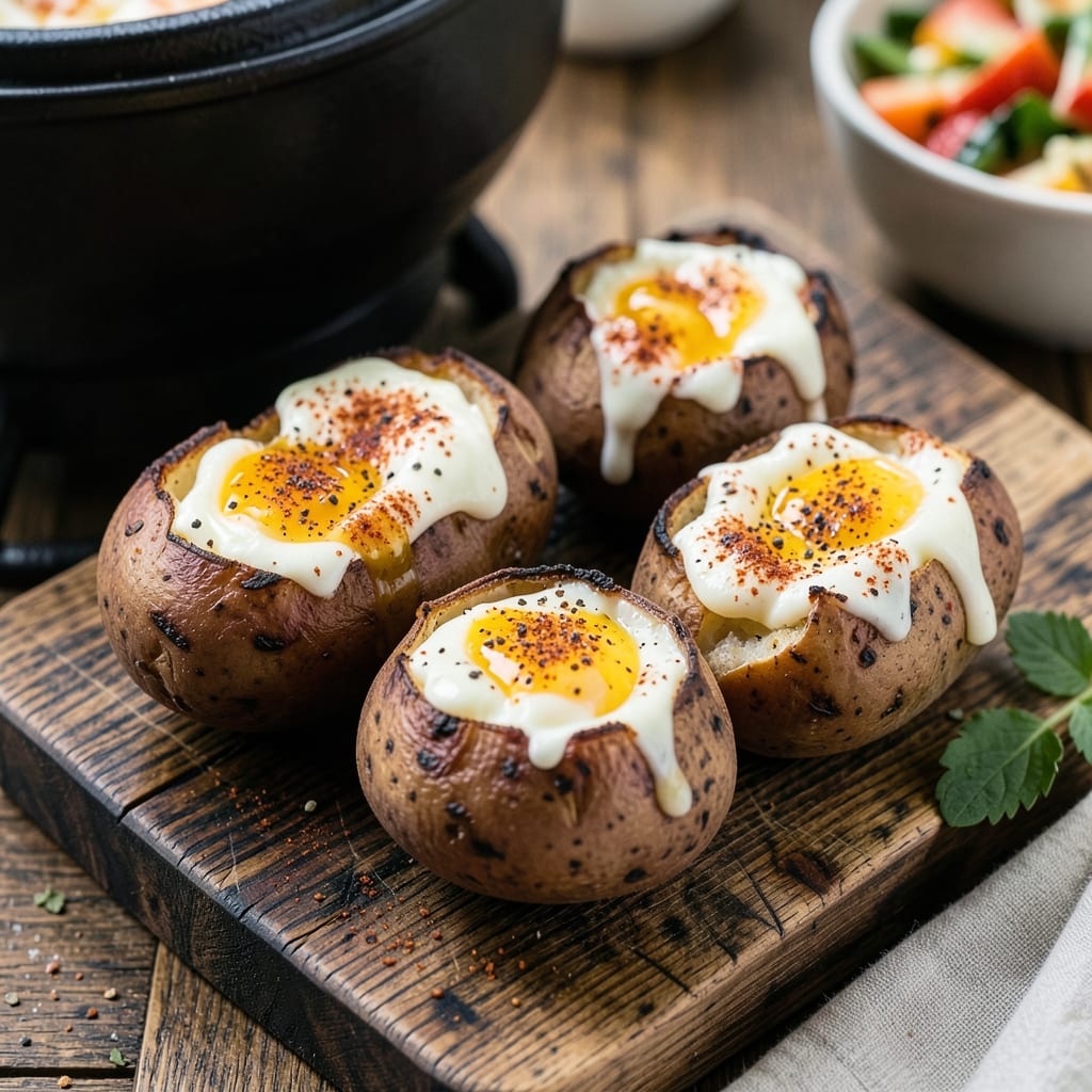 Big Green Egg Baked Potato Recipe: Smoky-Crusted, Fluffy Interiors in One Pan