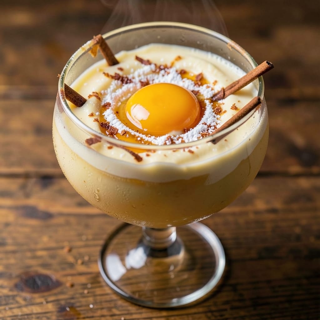 Coquito Recipe With Egg Yolk: Spiced Creamy Custard With Silky Yolk Heart