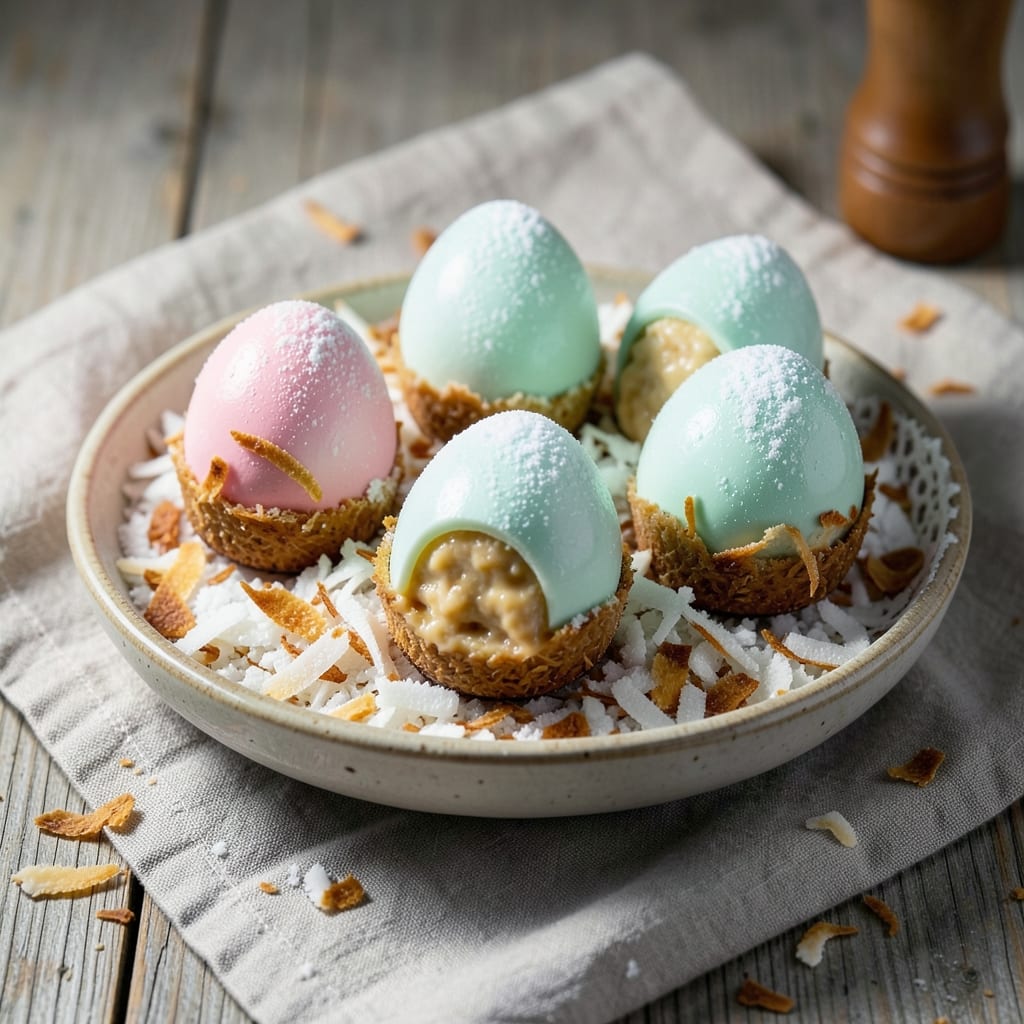 Coconut Easter Egg Candy Recipe: Crunchy Shells With Creamy Centers