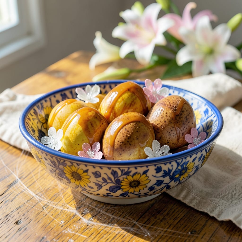 Brazilian Easter Egg Recipe: Vibrant Turmeric and Cinnamon-Inspired Delight