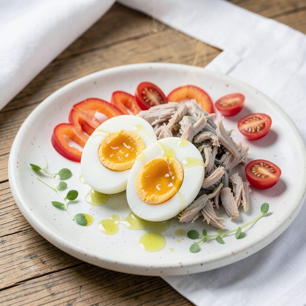 Boiled Eggs and Tuna Recipe: Protein-Packed Salad in 15 Minutes