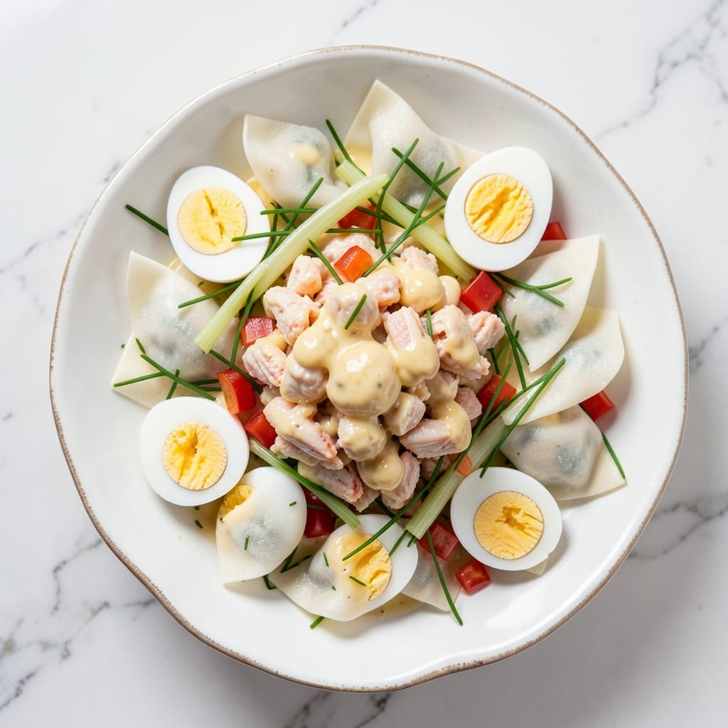 Crab and Egg Salad Recipe: Crispy Wonton Cups With Sweet Crab and Silky Yolk