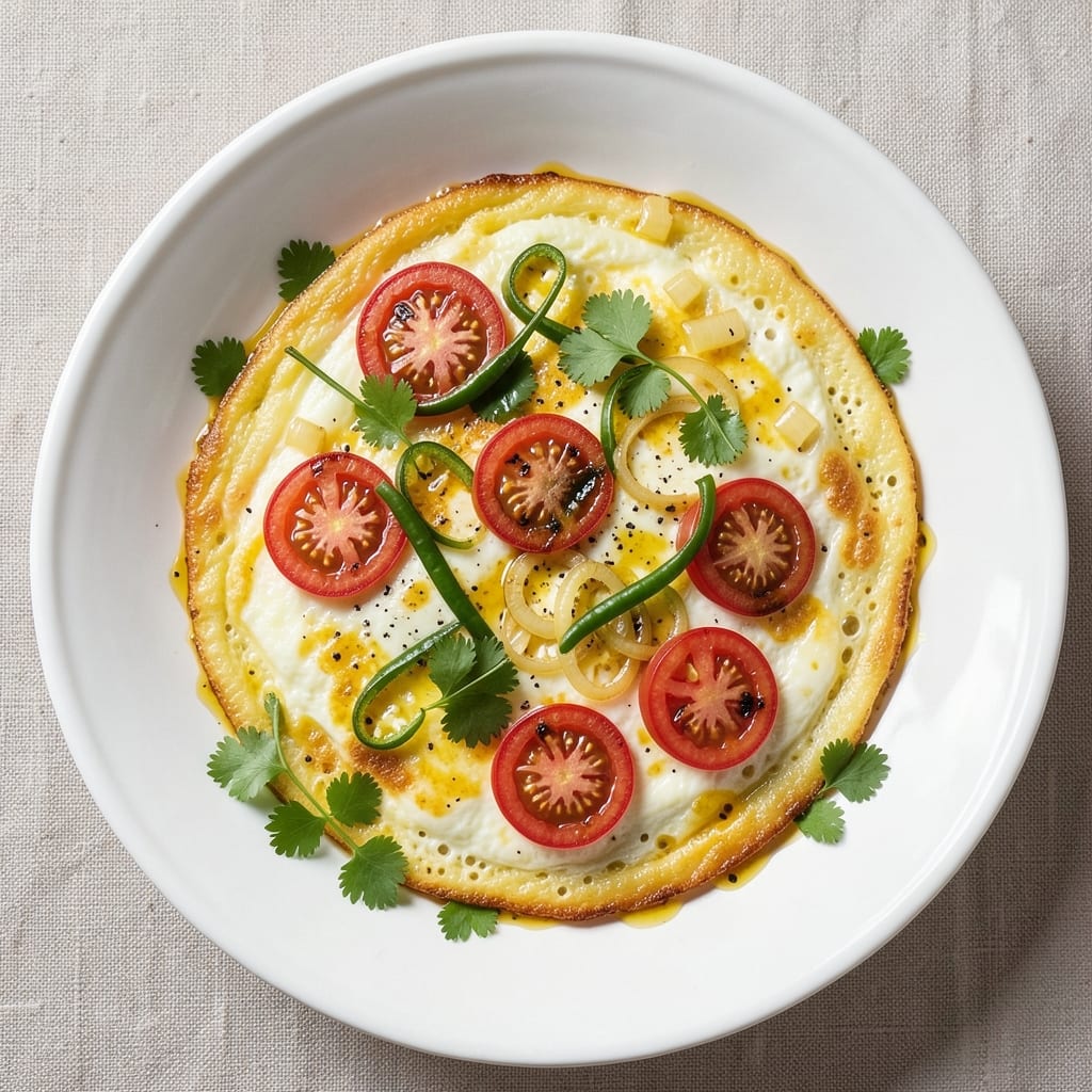 Desi Egg Omelette Recipe: Turmeric-Infused Fluff With Spiced Herb Crunch