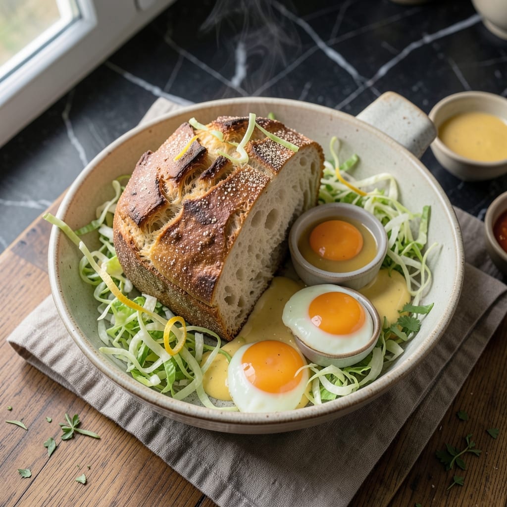 Cabbage Egg Bread Recipe: Flaky Layers With Eggy Surprise Filling