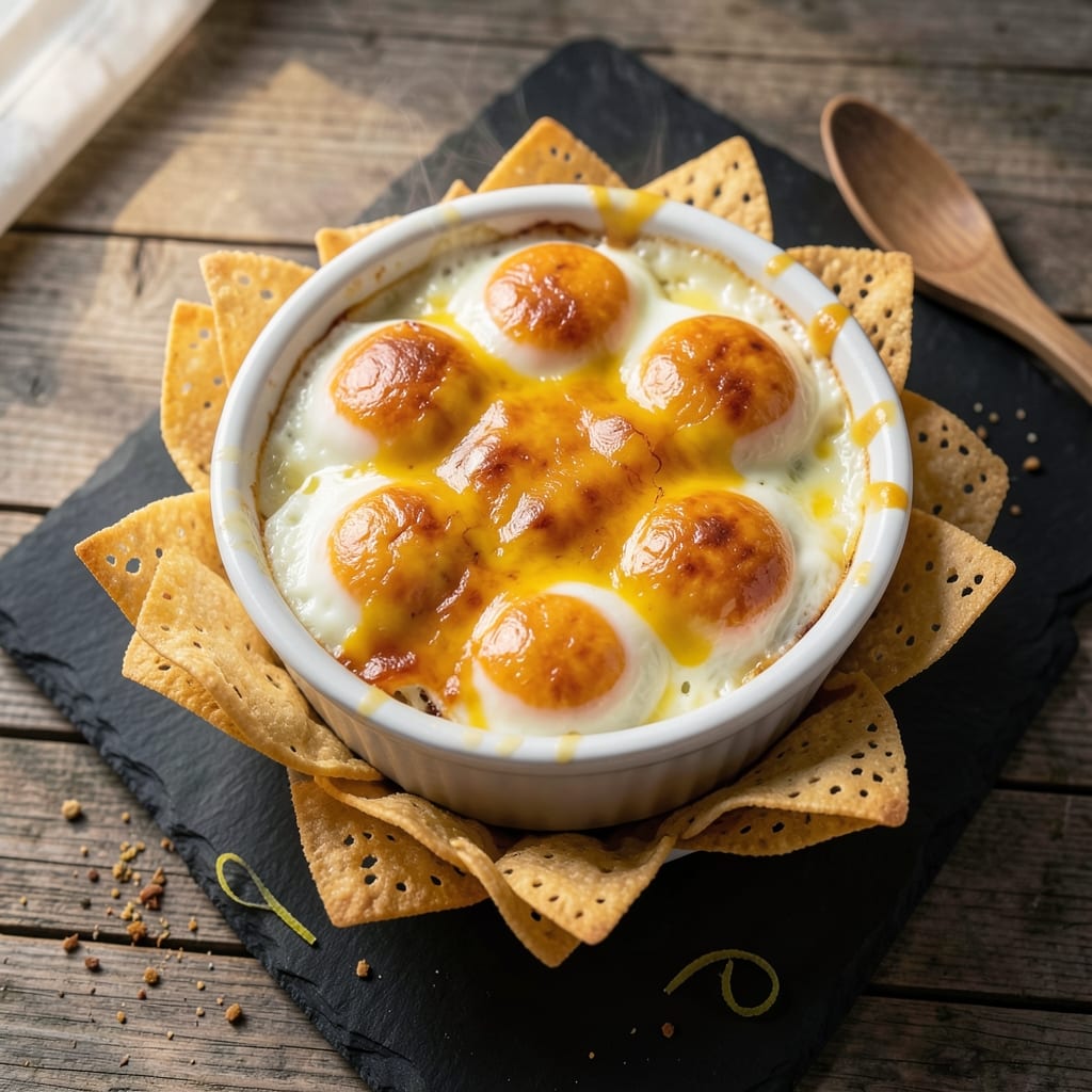 Baked Egg Keto Recipe: Fluffy Clouds With Crispy Wonton Crunch